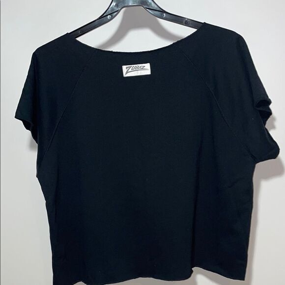 Zubaz oversized cropped style workout sweatshirt - Picture 7 of 10